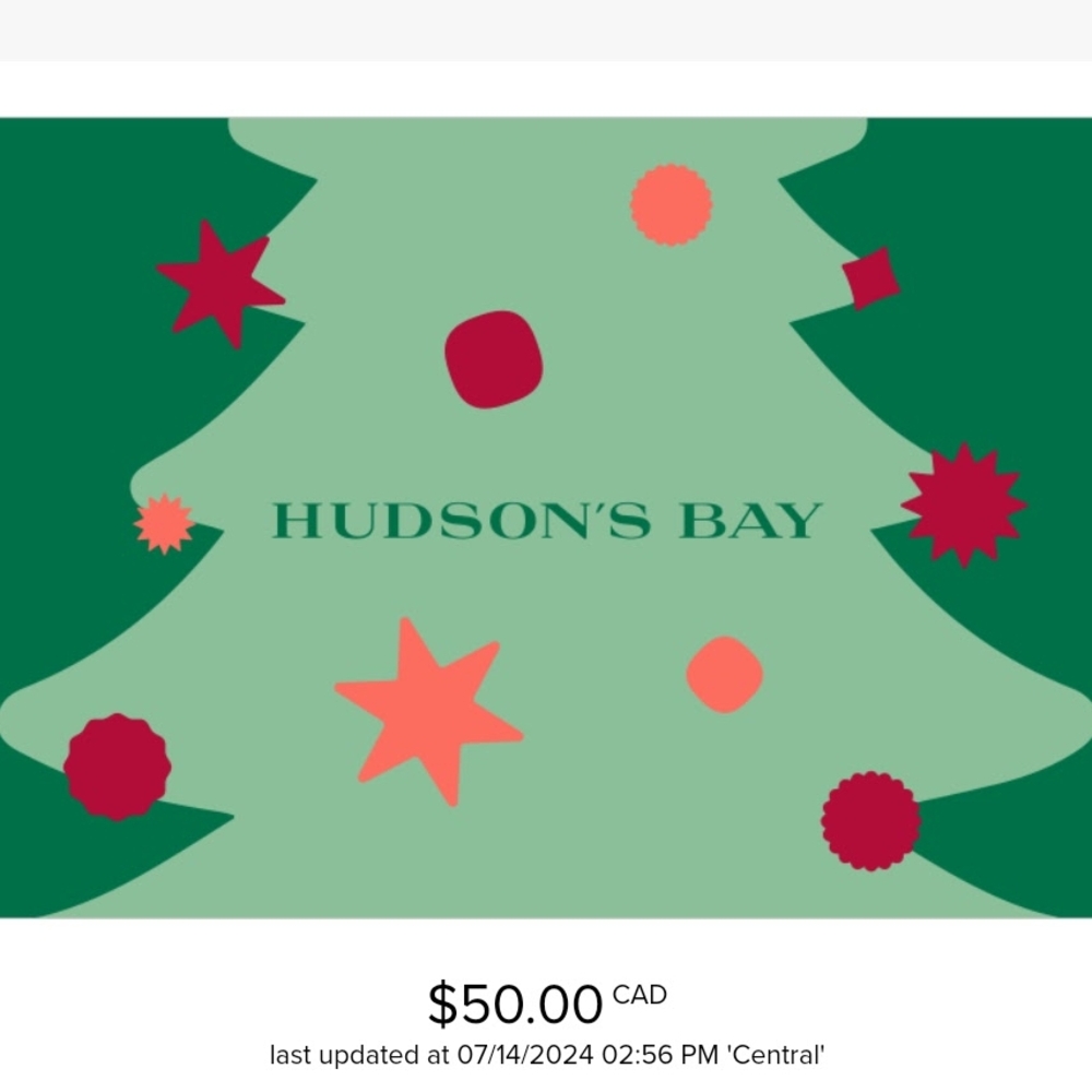 Festive Green Gift Card